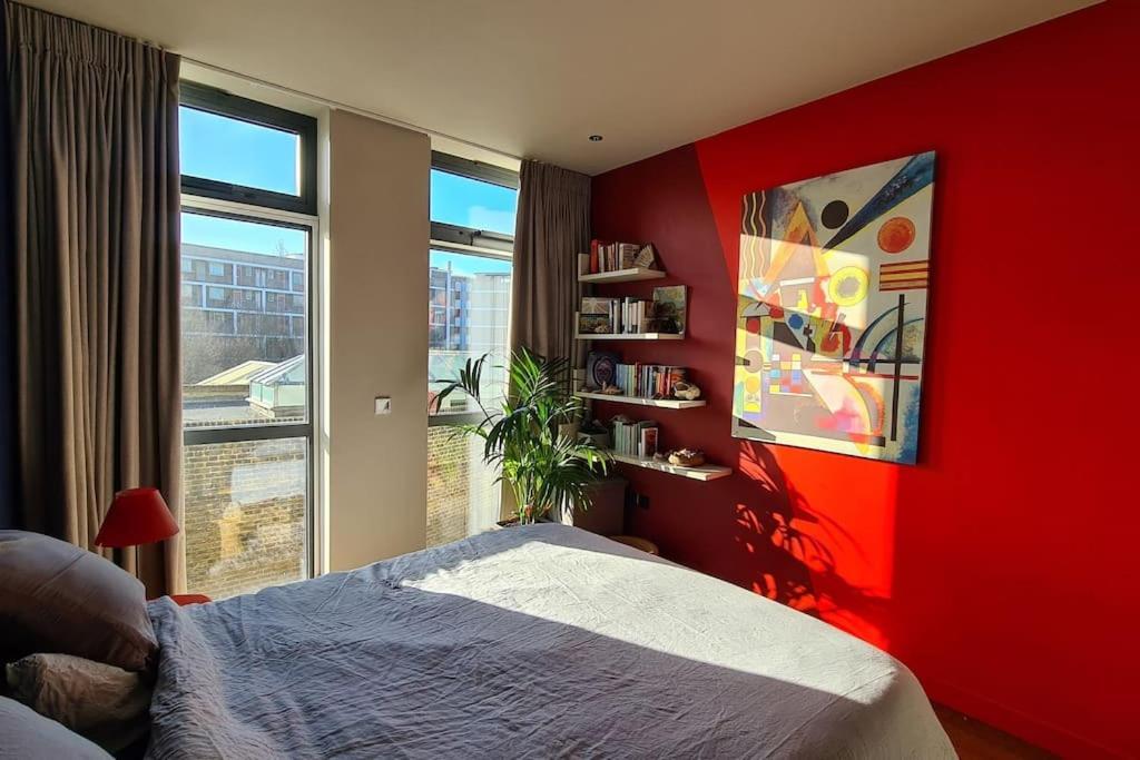 Luxurious Flat Sunny, Quiet, Design, Lift, Balcony Leilighet London Eksteriør bilde