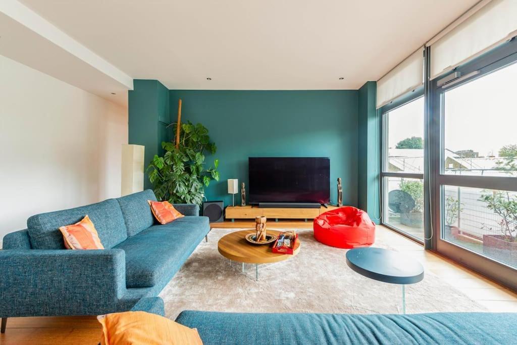 Luxurious Flat Sunny, Quiet, Design, Lift, Balcony Leilighet London Eksteriør bilde