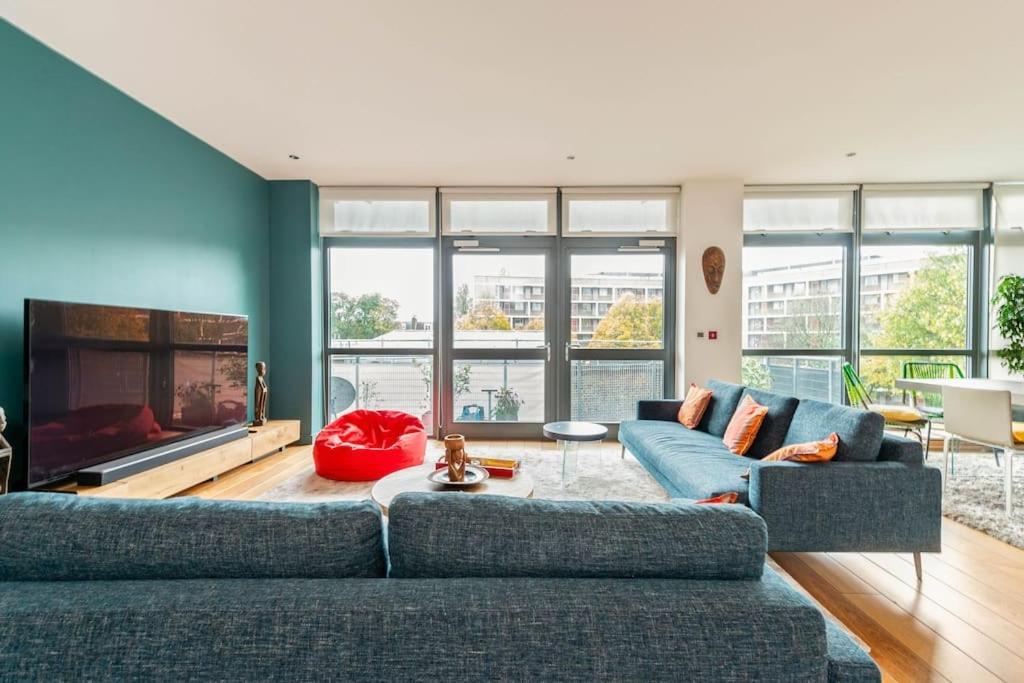 Luxurious Flat Sunny, Quiet, Design, Lift, Balcony Leilighet London Eksteriør bilde